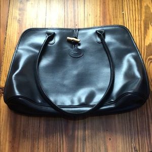 Genuine Leather Longchamp Tote Bag